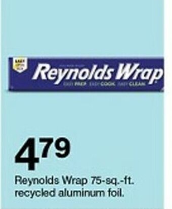 Target Reynolds Wrap 75-sq.-ft. recycled aluminum foil. offer