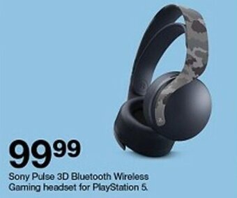 Target Sony Pulse 3D Bluetooth Wireless Gaming headset for PlayStation 5. offer