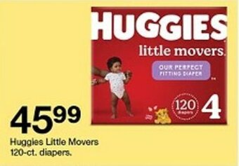 Target Huggies Little Movers 120-ct. diapers. offer