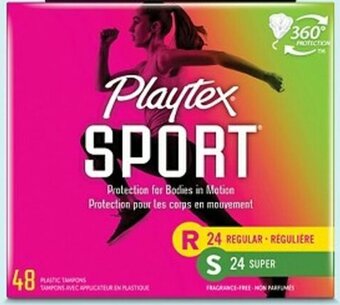 Target Playtex Sport 48-ct. multipack tampons. offer