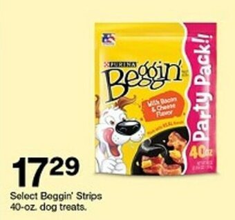 Target Select Beggin' Strips 40-oz. dog treats. offer