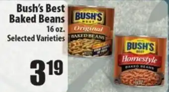 Times Supermarkets Bush's Best Baked Beans 16 oz. offer