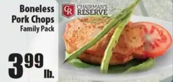 Times Supermarkets Boneless Pork Chops Family Pack offer