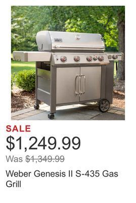 Costco Weber genesis ii s-435 gas grill offer