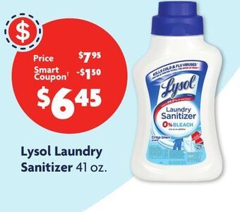 Family Dollar Lysol laundry sanitizer offer