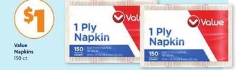 Family Dollar Value napkins offer