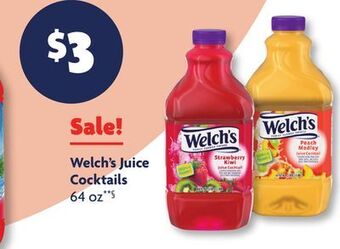 Family Dollar Welch's juice cocktails offer