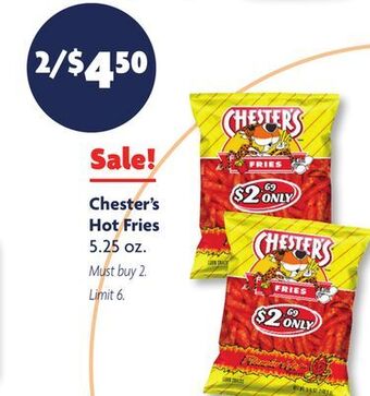 Family Dollar Chester's hot fries offer