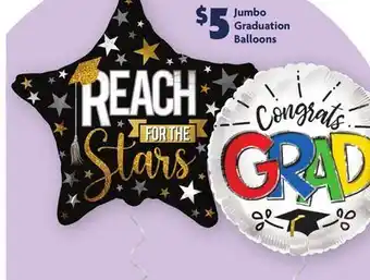 Family Dollar Jumbo graduation balloons offer