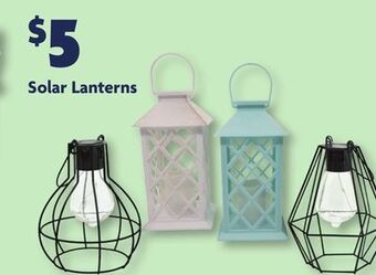 Family Dollar Solar lanterns offer