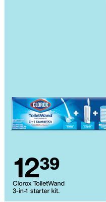 Target Clorox toiletwand 3-in-1 starter kit offer