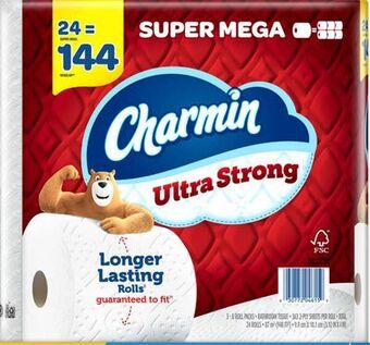 Target Charmin 24-pk. super mega roll bath tissue offer
