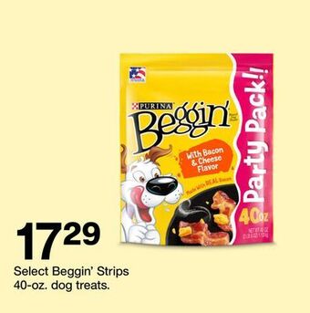 Target Select beggin' strips 40-oz. dog treats offer