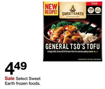 Target Select sweet earth frozen foods offer