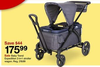Target Baby trend expedition 2-in-1 stroller wagon offer