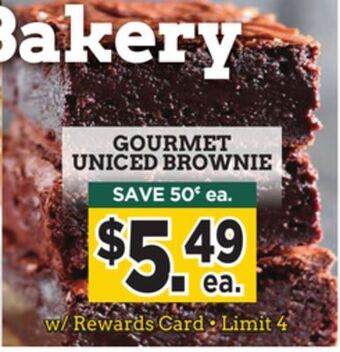 Dearborn Market Gourmet uniced brownie offer