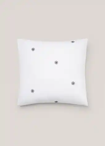 Mango Embroidered cushion cover 60x60cm (pack of 2) offer