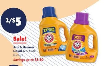 Family Dollar Arm & hammer liquid offer