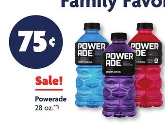 Family Dollar Powerade offer