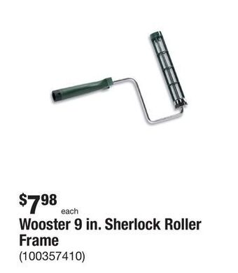 The Home Depot Wooster 9 in. sherlock roller frame offer