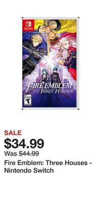 Game Stop Fire emblem: three houses - nintendo switch offer
