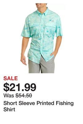 Belk Short sleeve printed fishing shirt offer