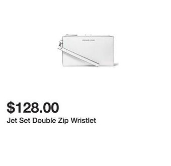 Belk Jet set double zip wristlet offer