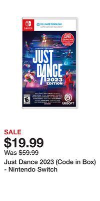 Game Stop Just dance 2023 (code in box) - nintendo switch offer