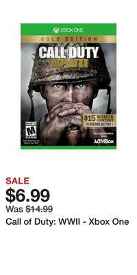 Game Stop Call of duty: wwii - xbox one offer