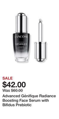Ulta Beauty Advanced génifique radiance boosting face serum with bifidus prebiotic offer