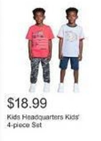 Costco Kids Headquarters Kids 4-piece Set offer
