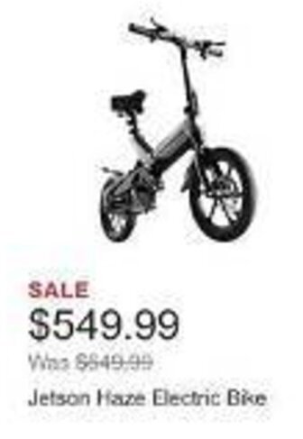 Costco Jetson Haze Electric Bike offer