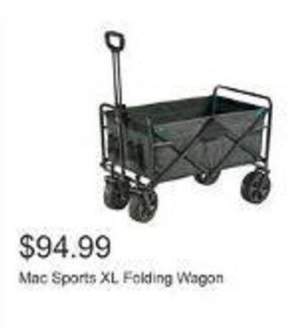 Costco Mac Sports XL Folding Wagon offer