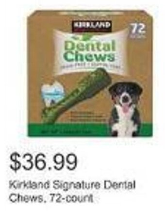Costco Kirkland Signature Dental Chews, 72-count offer