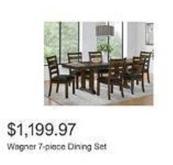 Costco Wagner 7-piece Dining Set offer