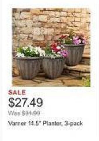 Costco Varner 14.5* Planter, 3-pack offer