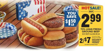 Food Lion 73% LEAN FRESH GROUND BEEF offer
