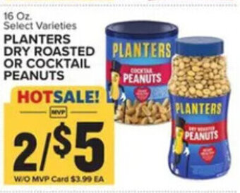 Food Lion PLANTERS DRY ROASTED OR COCKTAIL PEANUTS offer
