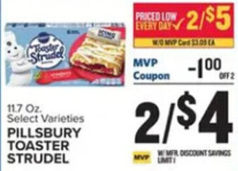 Food Lion PILLSBURY TOASTER STRUDEL 11.7 oz offer