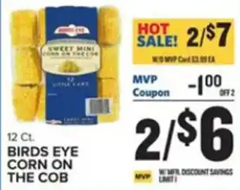Food Lion BIRDS EYE CORN ON THE COB 12 ct offer