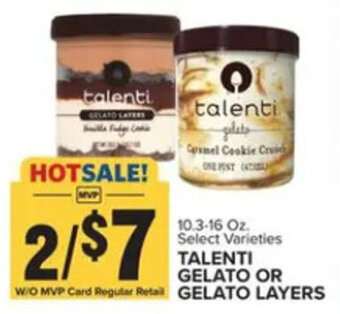 Food Lion TALENTI GELATO OR GELATO LAYERS offer