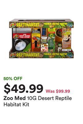Petco 10g desert reptile habitat kit offer
