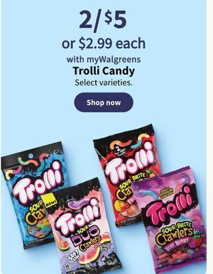 Walgreens Trolli candy offer