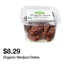 Wegmans Organic medjool dates offer