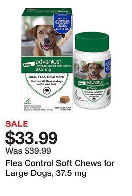Tractor Supply Company Flea control soft chews for large dogs, 37.5 mg offer