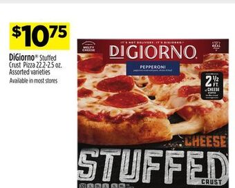 Dollar General Digiorno® stuffed crust pizza offer