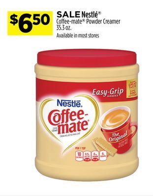 Dollar General Nestle® coffee-mate® powder creamer offer