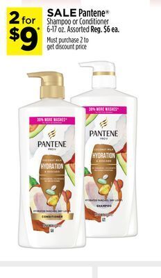 Dollar General Pantene® shampoo or conditioner offer