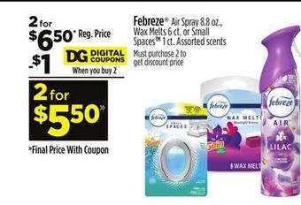 Dollar General Febreze® offer