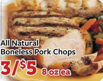 Fareway All Natural Boneless Pork Chops offer